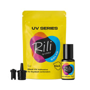 Pegamento UV negro para extensiones de pestañas Rili Solar, 5 ml