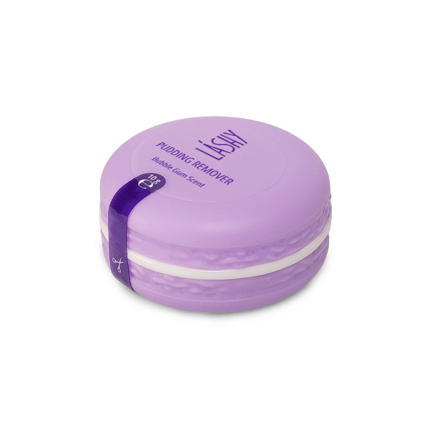 Removedor en pudín para extensiones de pestañas – LASHY, aroma a chicle, 10 g